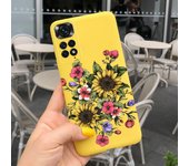 For Xiaomi Poco M4 Pro 5G Case Popular Daisy Lavender Soft Phone Cover For Xiaomi Redmi Note 11 Funda Note11 Poco M4Pro 2022 Bag
