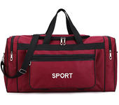Bolsa de viaje de nailon para hombre y mujer, bolsa de equipaje de mano, bolso de mano de gran capacidad para fin de semana, gimnasio, bolsa deportiva para la noche