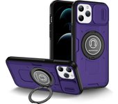 Camera Lens Protector Phone Case For Google Pixel 7 8 Pro 8A Ring Stand Shockproof TPU+PC Armor Hybrid Case