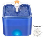 Automatic Pet Cat Water Fountain with LED Lighting 1*Pack Filters 2L USB Dogs Cats Mute Drinker Feeder Bowl Drinking Dispenser