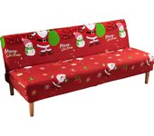 Cubierta de sofá sin reposabrazos, cubierta de cama de sofá, cubierta protectora de sofá futun, decoración navideña