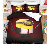Anime M-Minions Love Child Duvet Cover Set HD Comforter Cover Bedclothes for Kids Bedding Sets Bedroom Decor