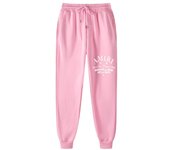 Pantalones de estar por casa de forro polar con estampado de letras para hombre Pantalones de fitness diarios