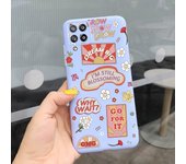 Case For Samsung Galaxy A22 Cases Lovely Letters Flower Phone Cover Silicone Funda For Coque Samsung A22 4G 5G A 22 2021 Housing
