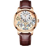 Ailang-reloj mecánico para hombre, cronógrafo automático, resistente al agua, con agujeros, tecnología negra famosa, nuevo