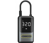 Inflador de neumáticos compresor de aire portátil - bomba de aire del coche, 150 PSI recargable bomba de aire eléctrica para coches, motos, bicicletas, bicicletas de bola, con manómetro digital, luz LED, fuente de alimentación móvil