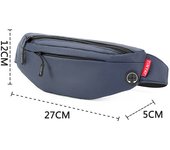 Los hombres al aire libre bolsa de deporte, bolsa de cintura, nylon impermeable, hombro crossbody bolsa, bolsa de pecho de los hombres