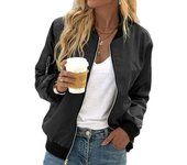 Chaqueta informal para mujer, abrigos de otoño