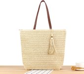 Tote bag straw weaving large capacity weaving summer seaside resort beach versatile casual one-shoulder