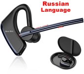 New Bee M50 Bluetooth Headset Wireless Earpiece Earphones 24 Hrs Talk Time V5.2 Headphones with Dual Mic CVC8.0 Handsfree