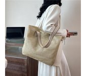 Summer Straw Bags for Women Raffia Crochet Beach Bags Rattan Woven Shoulder Bag Fashion Weaving Ladies Tote Handbags