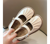 2024 Summer Autumn New Children Leather Shoes for Girls Fashion Soft Comfortable Princess Elegant Style Anti-slippery Light Shoe