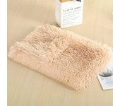 Fluffy Long Plush Pet Blankets Dog Cat Bed Mats Deep Sleeping Soft Thin Covers for Summer Winter Bed Use Blankets Cat Mattress