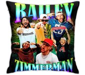 Bailey Singer Zimmerman Pillowcase Decorative Pillow Covers Square Cushion Case for Living Room Bedroom Sofa Cars