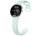 Correa grabada de 20mm para Samsung Galaxy Watch, pulsera de silicona deportiva de leopardo para Huawei gt 4-3-2e, 7/6/4/classic/5/pro/Active 2