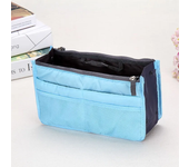 Multi Functional Large Capacity Makeup Bag Portable Double Zipper Toiletries Travel Storage Bag Mommy Bag Multi Pocket Cosmetic