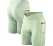Pantalones deportivos elásticos transpirables para hombres con bolsillo, pantalones de compresión de secado rápido para entrenamiento al aire libre, ciclismo y carrera