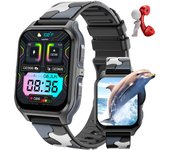 Smart Watch for Men(Answer/Make Calls) 3ATM Swimming Waterproof 1.83” Fitness Tracker Watch with Heart Rate SpO2 Sleep Monitor 100+ Sports Modes Pedometer Smartwatch for iPhone Android Phones