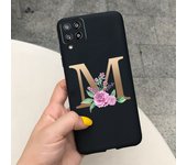 Case For Samsung Galaxy A22 Cases Lovely Letters Flower Phone Cover Silicone Funda For Coque Samsung A22 4G 5G A 22 2021 Housing