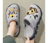 Zuecos antideslizantes para hombre, sandalias de playa con correa ajustable, zapatillas para el hogar
