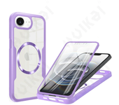 Funda para iPhone 16e 16 15 14 13 12 11 Pro Max Plus XS Max 360 cuerpo completo Magsafe funda protectora de pantalla