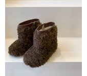 Botas de nieve invierno niñas botas esponjosas zapatos de algodón de felpa
