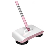 Walk-Behind Robot Vacuum Cleaner Household Cleaning All-In-One Machine Household Sweeper 3 in 1 Walk-Behind Cleaner Pink
