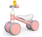 Bicicleta sin Pedales para niños a Partir de 1 año de Equilibrio, Juguetes Bebes 1 Año, Bici Bebe con 4 Ruedas para bebés de 10 a 24 Meses, Pimera Bicicleta para Niños y Niñas como Regalo