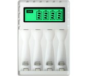 Smart Intelligent LCD Display Battery Charger with 4 Slots for AA/AAA NiCd NiMh Rechargeable Batteries Nimh AA Charger