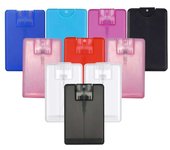 10/30/50pcs Portable Refillable Bottles Perfume Sprayer 20ml Empty Bottle Moisturizing Water Box Card Type Container Atomizer