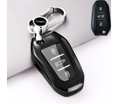 Funda de TPU para llavero de coche, carcasa con 3 botones para Peugeot 308, 408, 508, 2008, 3008, 4008, 5008