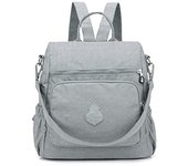 Mochila Mujer Casual Bolso Mochila Antirrobo Impermeable Nylon Mochila Escuela Multifuncional Gran Capacidad Bolso Bandolera