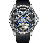 AILANG-reloj con correa de silicona para hombre, accesorio masculino de pulsera resistente al agua con mecanismo automático de