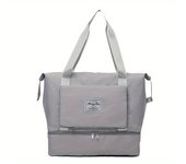Bolsa de mano plegable para viaje, bolso de mano deportivo de gran capacidad para gimnasio, separación seca y húmeda
