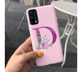 Lovely Alphabet Case For Oppo Realme X7 Pro 5G RealmeX7 Phone Case Silicone Soft Back Cover For Realme X7 X 7 Pro Coque Funda