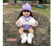Muñeca reborn de 30cm, simulación de bebé, muñeca de goma blanda, realista, recién nacido