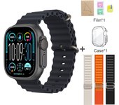 2025 New HK9 Ultra 2 MAX Smartwatch Bluetooth Call Heart Rate Detection Sports Mode Flashlight 1GB Memory AMOLED Compatible with Android IOS Smartwatch