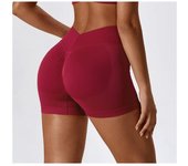 New V back seamless yoga shorts women scrunch butt shorts workout gym shorts push up booty shorts seamless gym clothing fitness