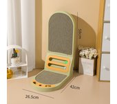 Rascador para gatos en forma de L, plegable vertical, ampliado y elevado, resistente a los arañazos, papel corrugado, productos para gatos, juguetes para gatos