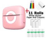 Mini impresora fotográfica portátil inalámbrica, BT, foto térmica para teléfono móvil iOS y Android, impresión sin tinta, regalo, notas de estudio, La