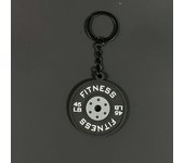 for Gym Lovers Barbell Gifts Workout Fiess Gift Silicone Weightlifting Weight Plate Keychain