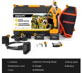 45MM Cordless Pruner Shear with 2pcs Battery Efficient Fruit Tree Bonsai Pruning Electric Tree Branches Cutter