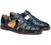 Zapatos de playa de los hombres casual bolsa cabeza blanco transpirable de gran tamaño, sandalias