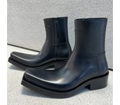 NEW Chelsea Boots Chunky Boots Women Winter Shoes Leather Ankle Boots Black Female Autumn Fashion Platform Booties