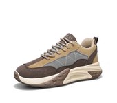 Shoes for Men Spring and Autumn New Fashion Casual Sneakers Flat Lace-up PU Leather Casual Shoes For Men Boys Hig Top Shoes