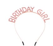 Birthday Gir Letter Headband Water Diamond Headband Hair Band Birthday Girl Headband Jewelry