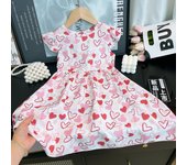 Las Niñas Vestidos De Verano Nuevo Bebé Volar Manga Princesa Vestidos Florales Niños Pequeños Verano Niñas Falda Vestidos De Los Niños