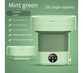 Mini lavadora portátil con secador centrífugo para el hogar y viajes, 10l