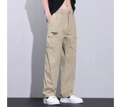 Workwear pants for men's summer ice thin loose straight leg wide leg casual long pants