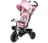 Bebé, Plegable, Trike, Bicicleta para Niños, Triciclo Evolutivo, Triciclo Sin Pedales, Bicicleta Bebe, Con Accesorios Práctico, Dos Cestas, 9 Meses a 25 kg, Rosa